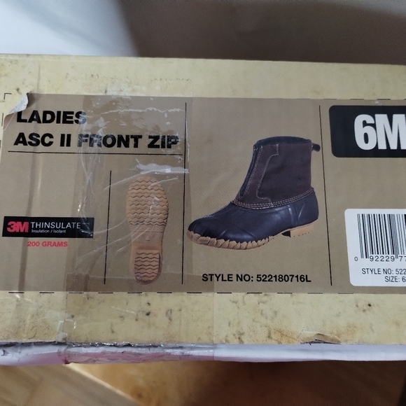 Red Head Ladies ASC II Front Zip Insulated Ankle Boots, Brown, size 6 - Picture 10 of 10